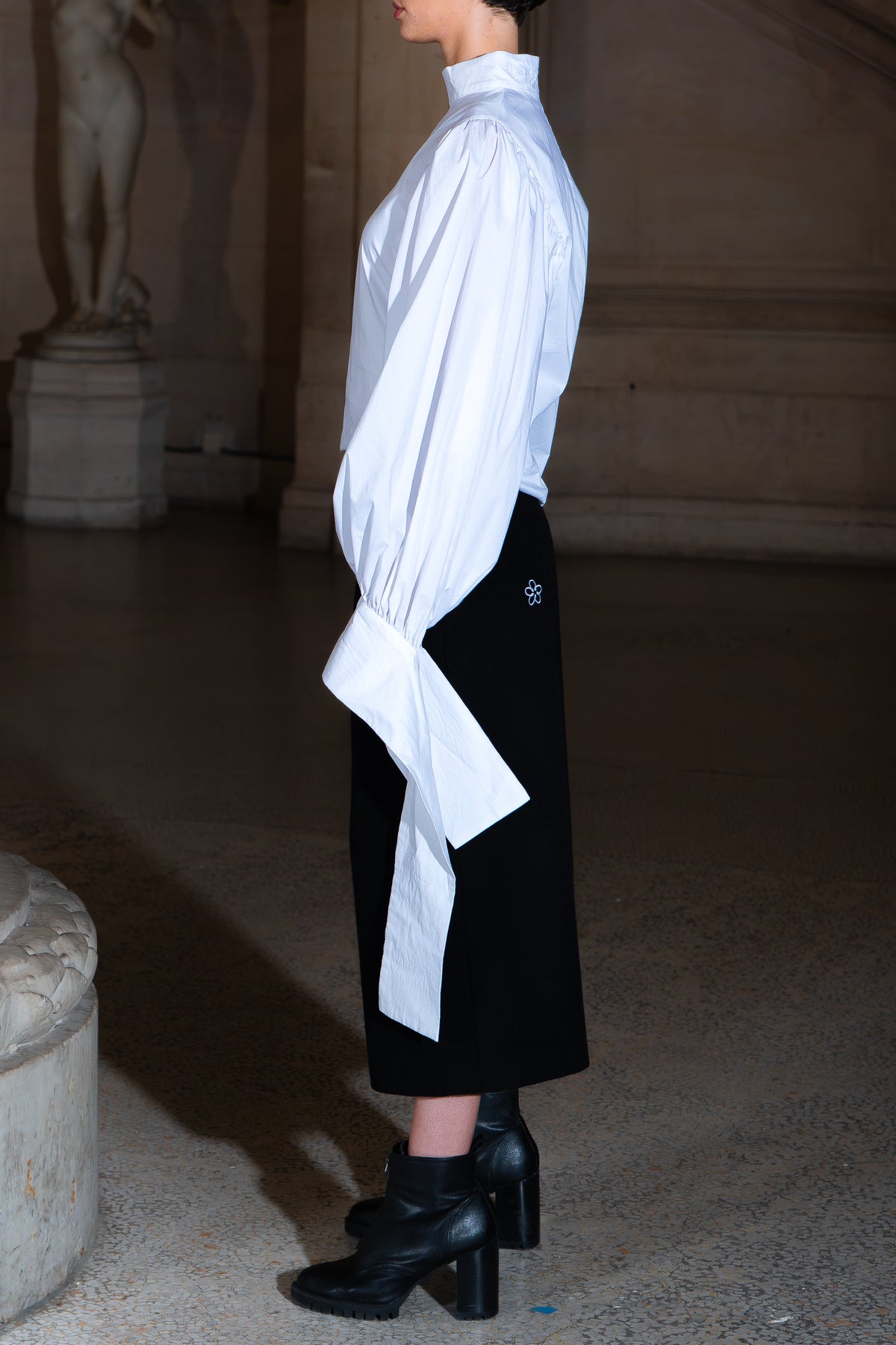 La Jupe-Culotte Largo — Laine, faite main, vue 5