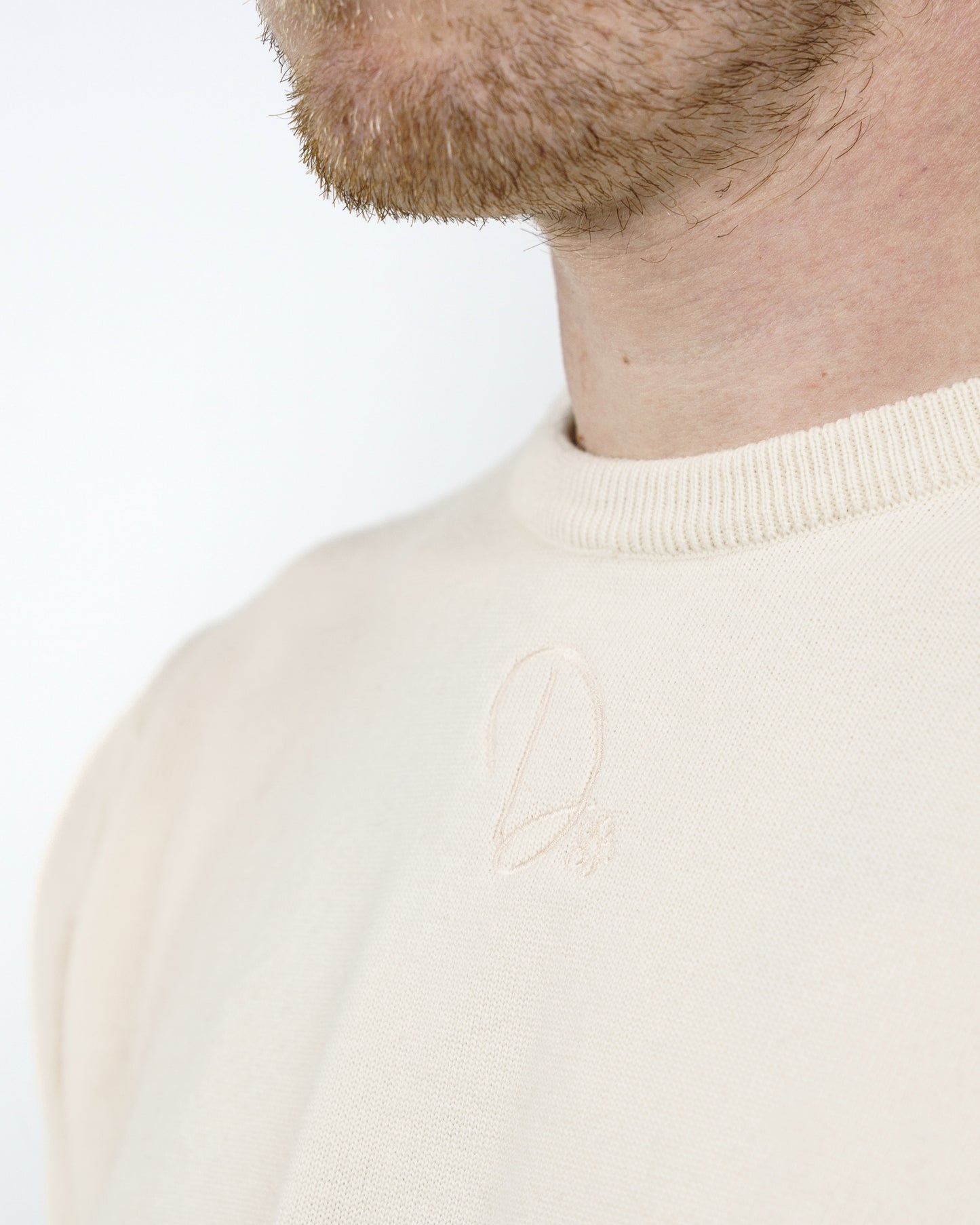 TEE SHIRT BLANC CASSE