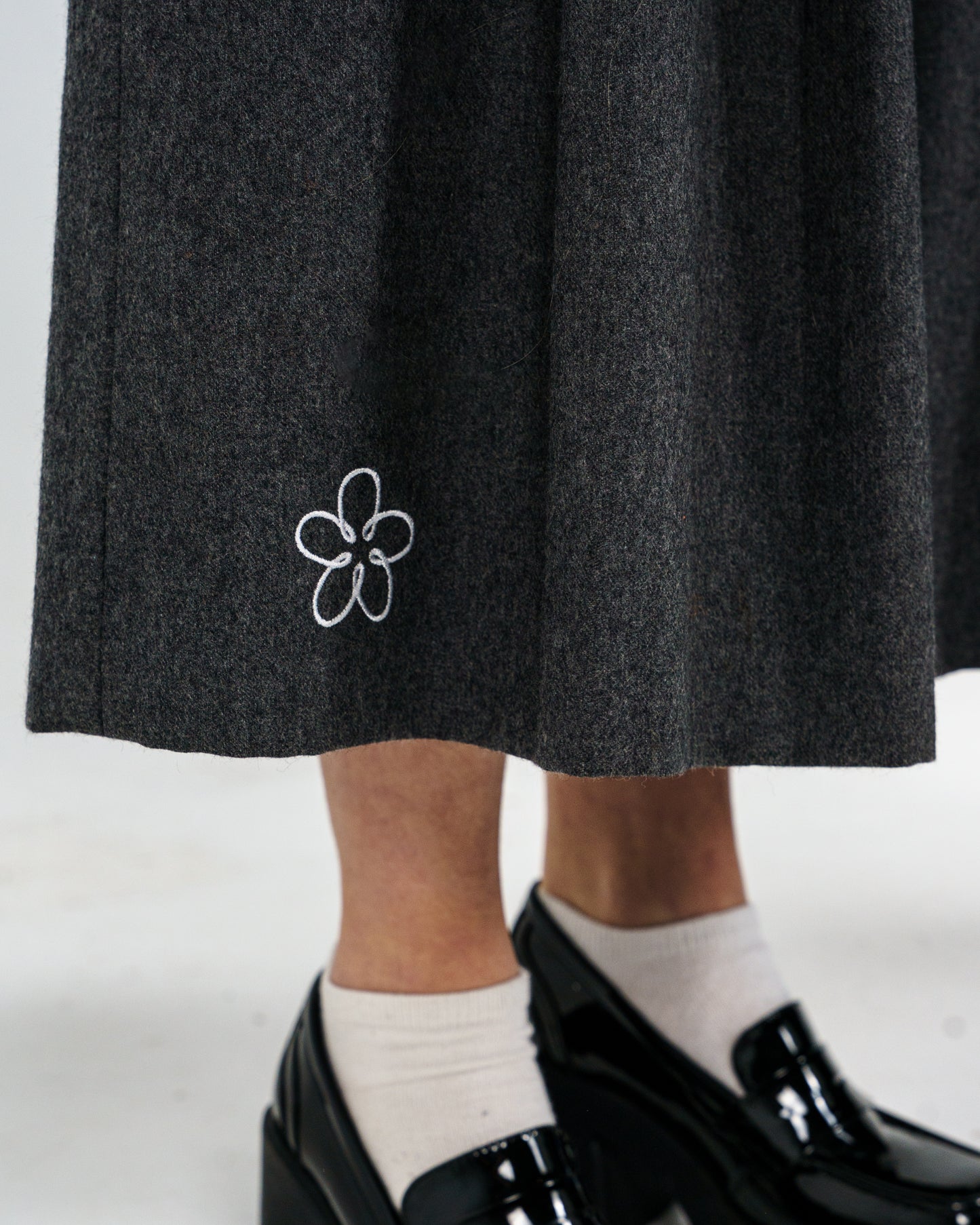 PANTALON JUPPE CULOTTE GRIS