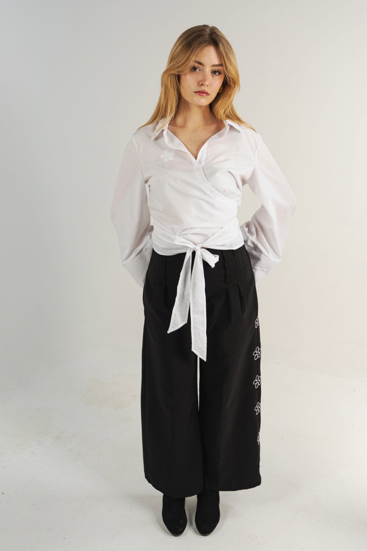 PANTALON LARGE NOIR