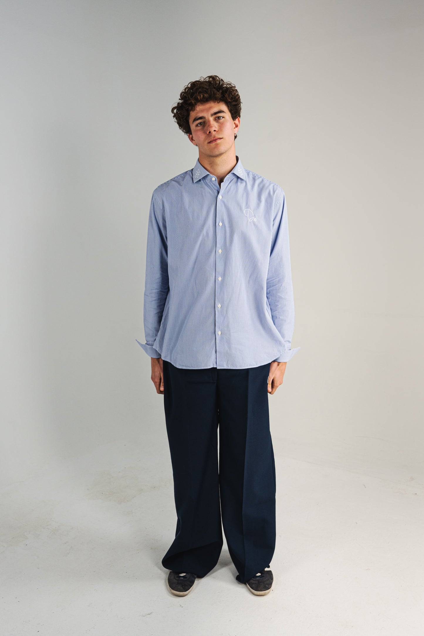 CHEMISE RAYÉE BLEU ET BLANCHE