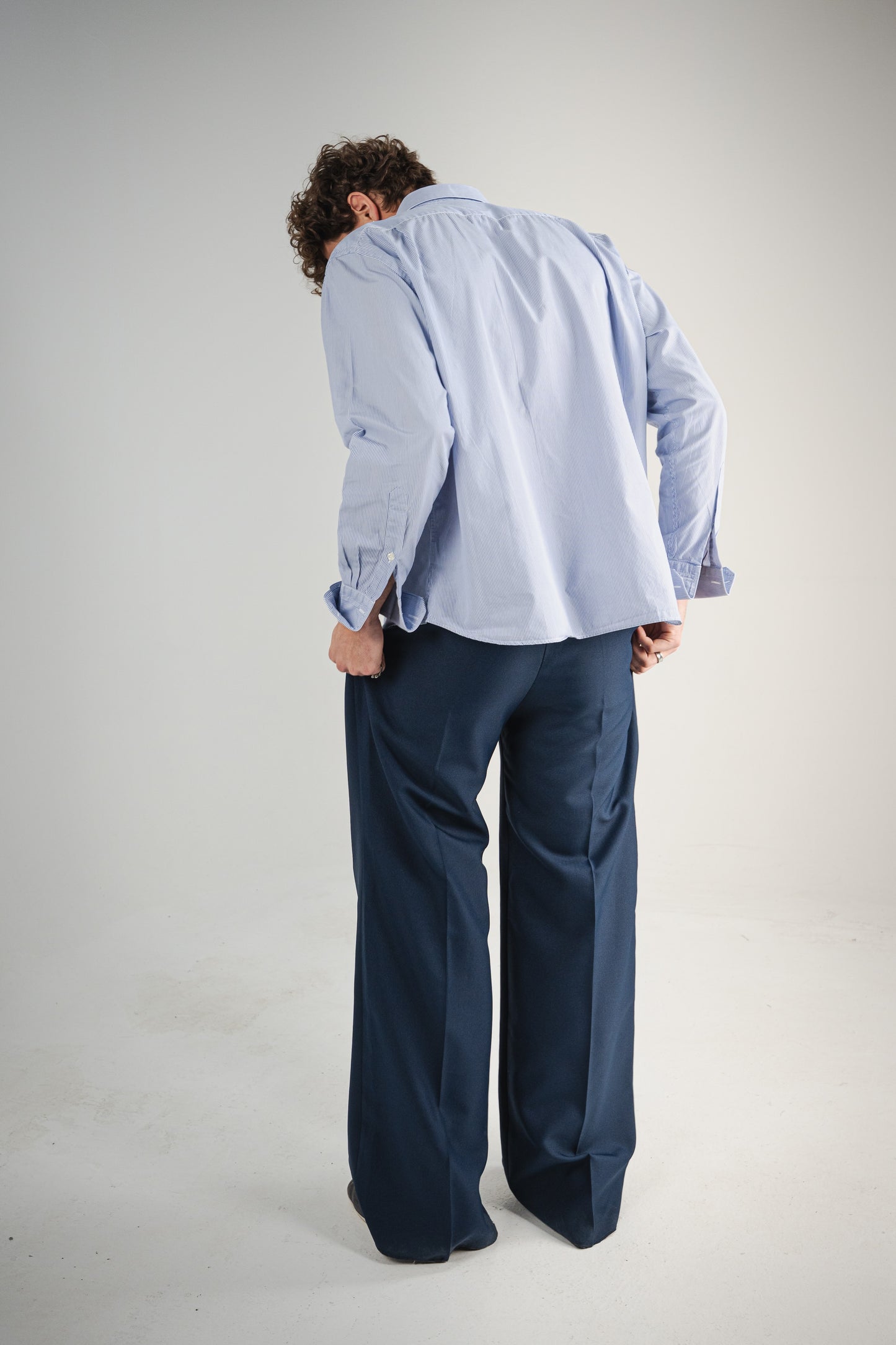 CHEMISE RAYÉE BLEU ET BLANCHE