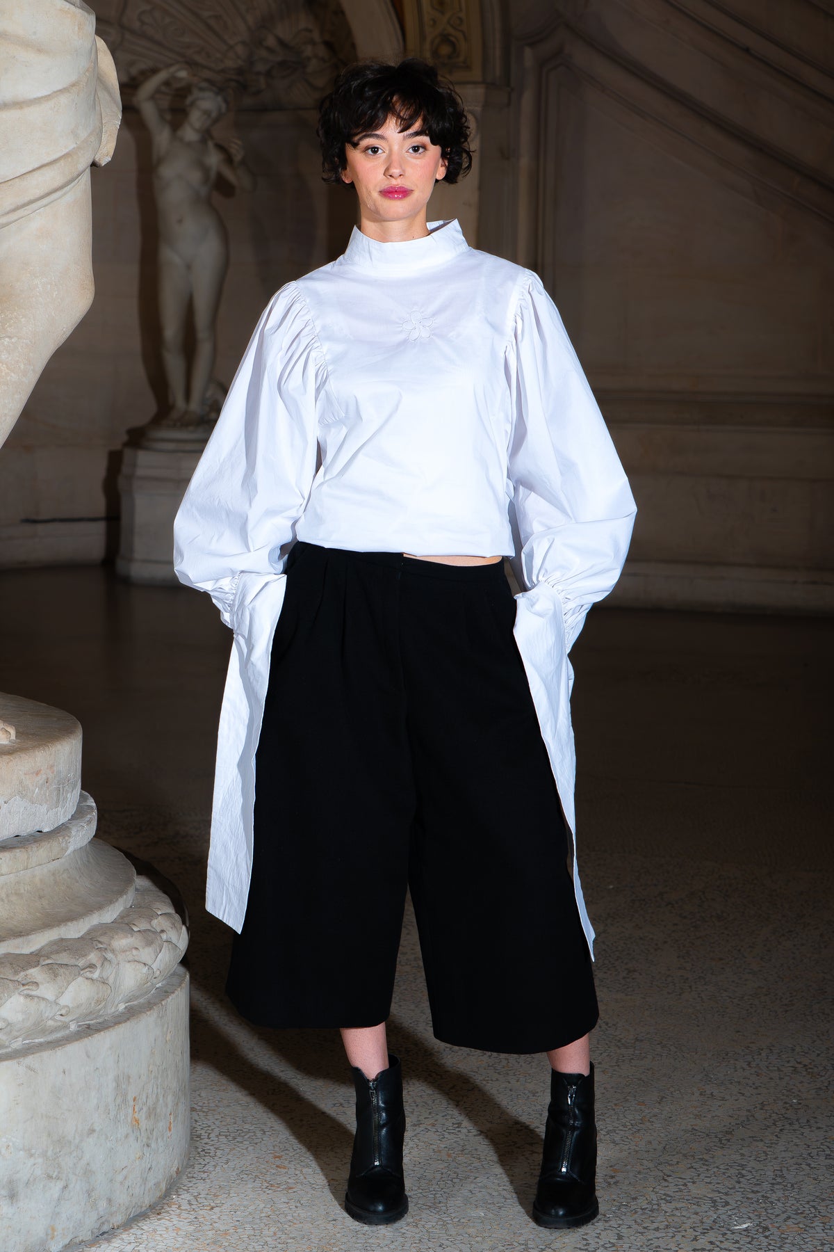 La Jupe-Culotte Largo — Laine, faite main, pièce unique Dandy Montpellier