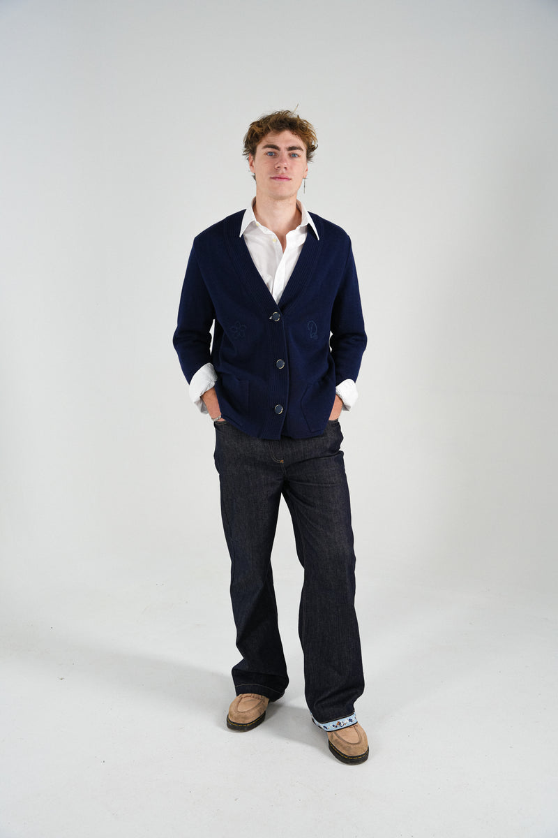 CARDIGAN BLEU NUIT
