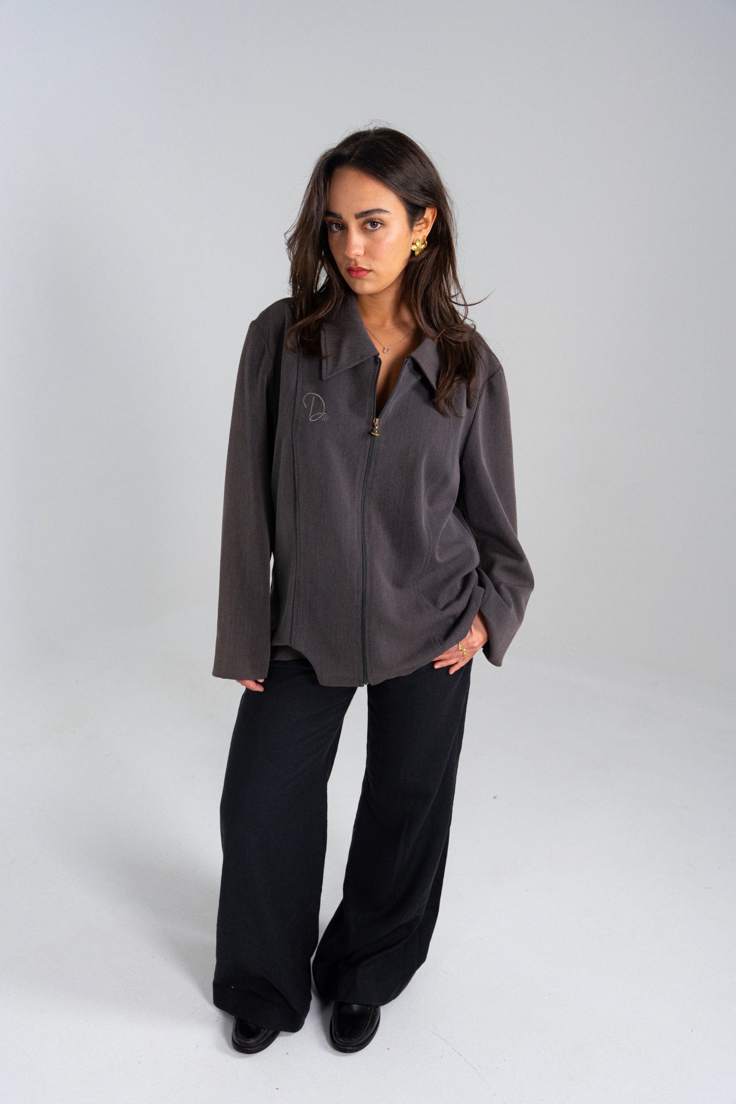 VESTE GRISE