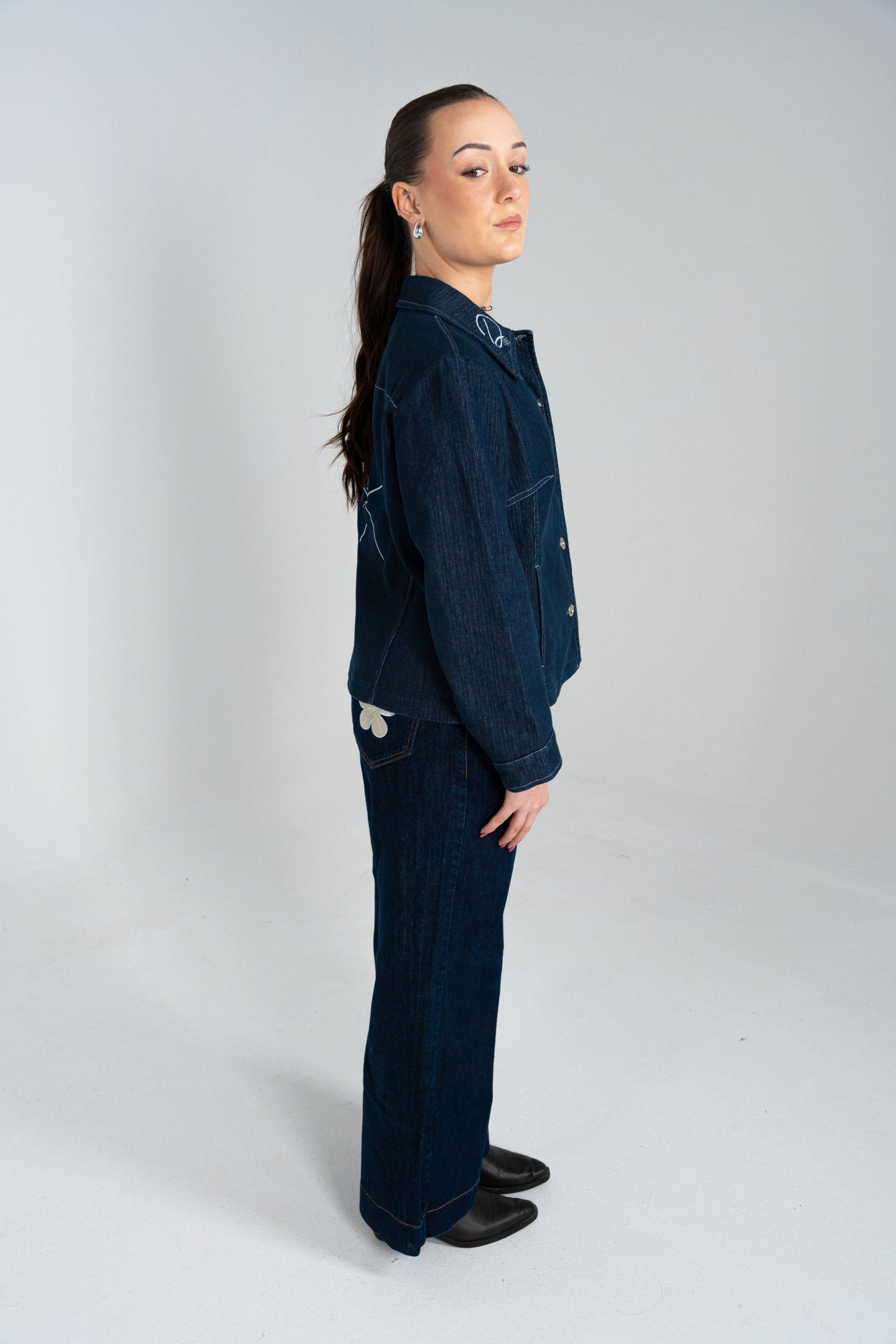 VESTE JEAN BRUT