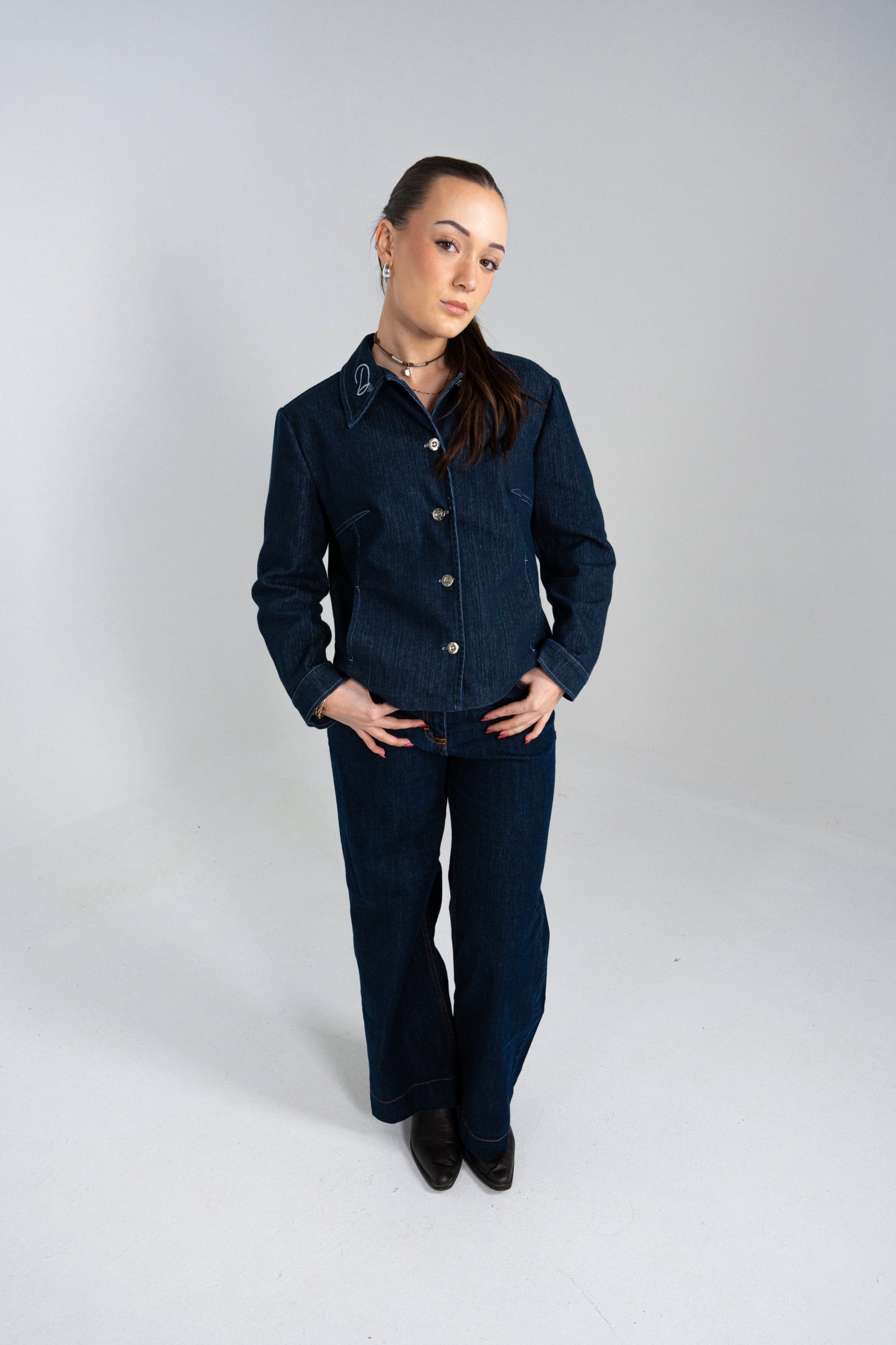 VESTE JEAN BRUT