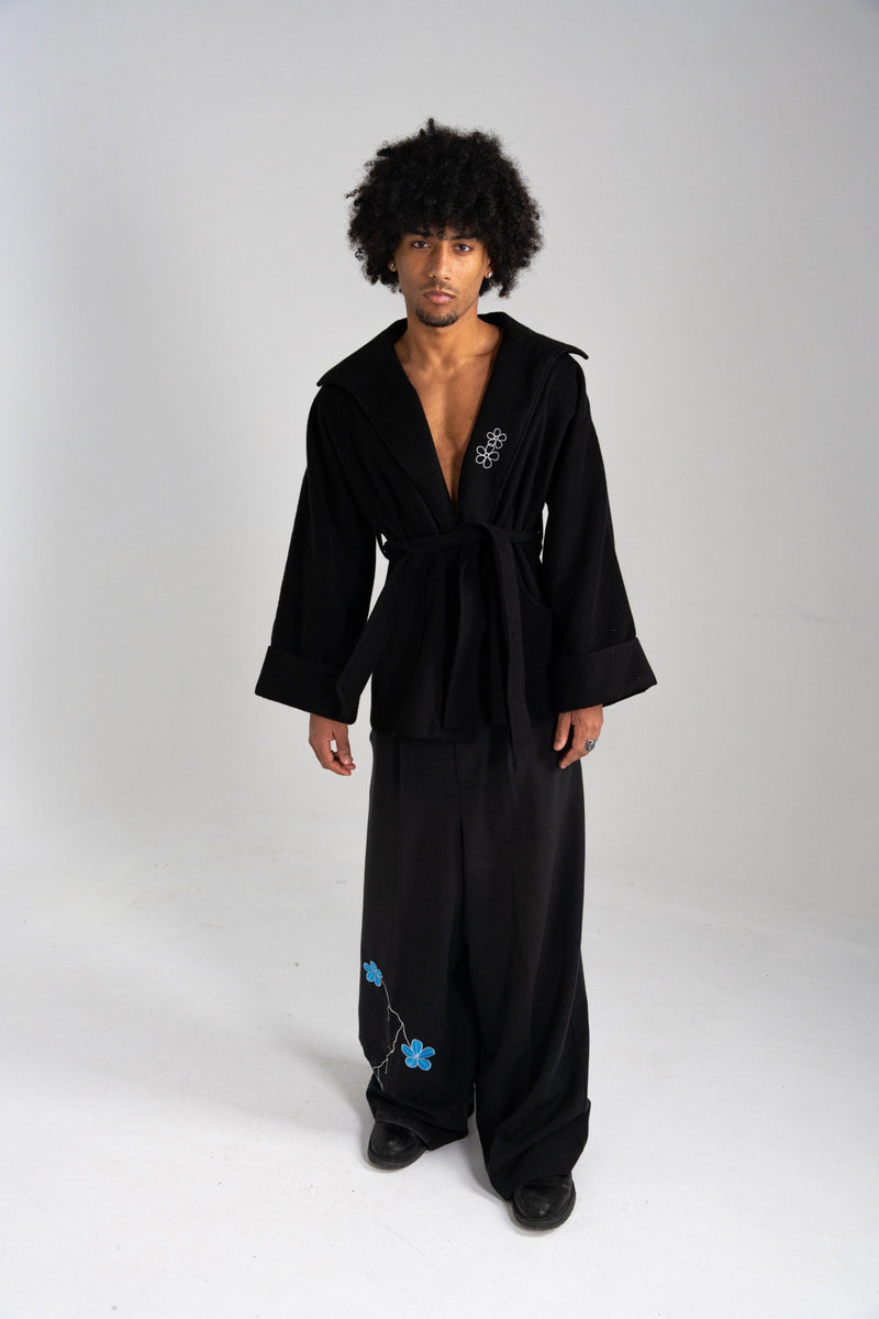 VESTE HAORI  NOIR